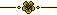 Pixel Flower Divider - Golden