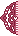 Pixel Lace Divider v1 End - Pink - Left