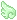 Pixel Wing - Pastel Green - Left