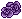 Double Rose - Purple - Left