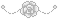 Pixel Rose Divider - White 2