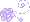 Pixel Rose Divider 3 - Lilac - Bottom Left