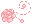 Pixel Rose Divider 3 v2 - Pastel Pink - Bottom L