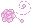 Pixel Rose Divider 3 v2- Pastel Magenta - Bottom L