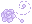 Pixel Rose Divider 3 v2 - Lilac - Bottom Left