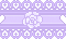 Pixel Lace Divider v5 - Lilac