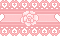 Pixel Lace Divider v5 - Pastel Pink