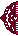 Pixel Lace Divider v1 End - Dark Pink - Left
