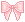 Pixel Bow Bullet - Pastel Pink