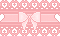 Pixel Lace Divider v6 - Pastel Pink