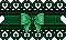 Pixel Lace Divider v6 - Green