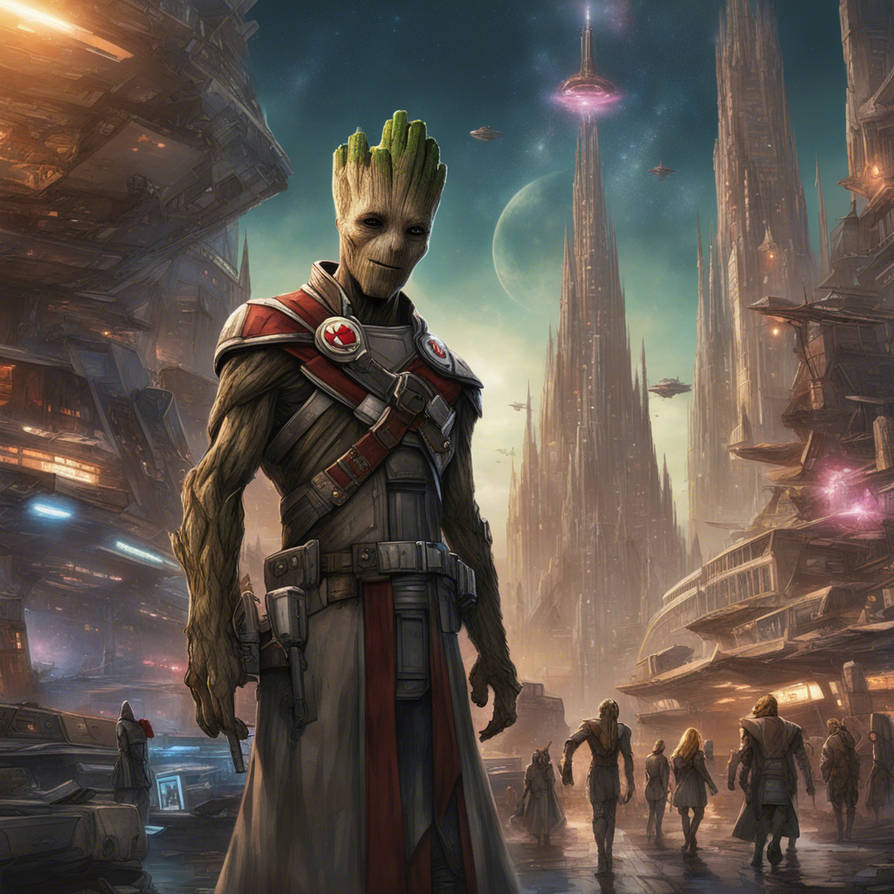 Templars, In An Inter Galactic City, Groot