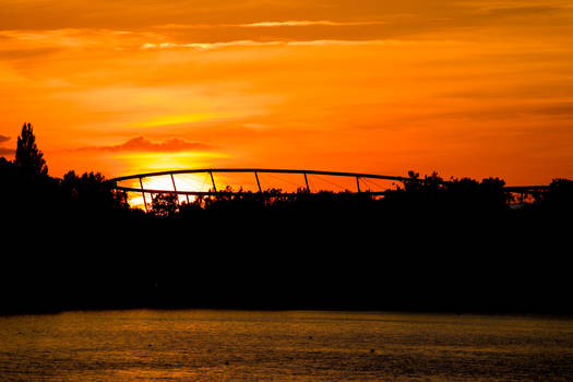 Sunset in Hanover Germany