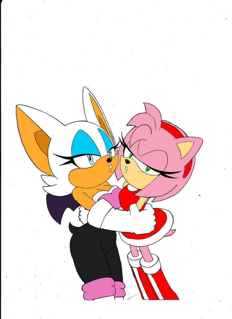 Amy Rouge Color Rouge And Amy Flat Colors by dreamcastzx on DeviantArt