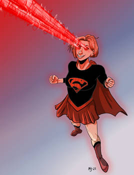 Red Kryptonite Supergirl