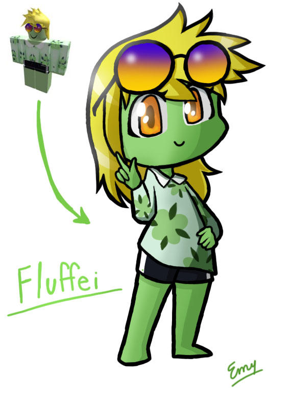 Cute fluff roblox gfx