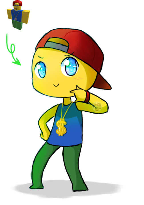 Roblox Swag Noob By Pancakesmadness On Deviantart - kawaii roblox cute noobs