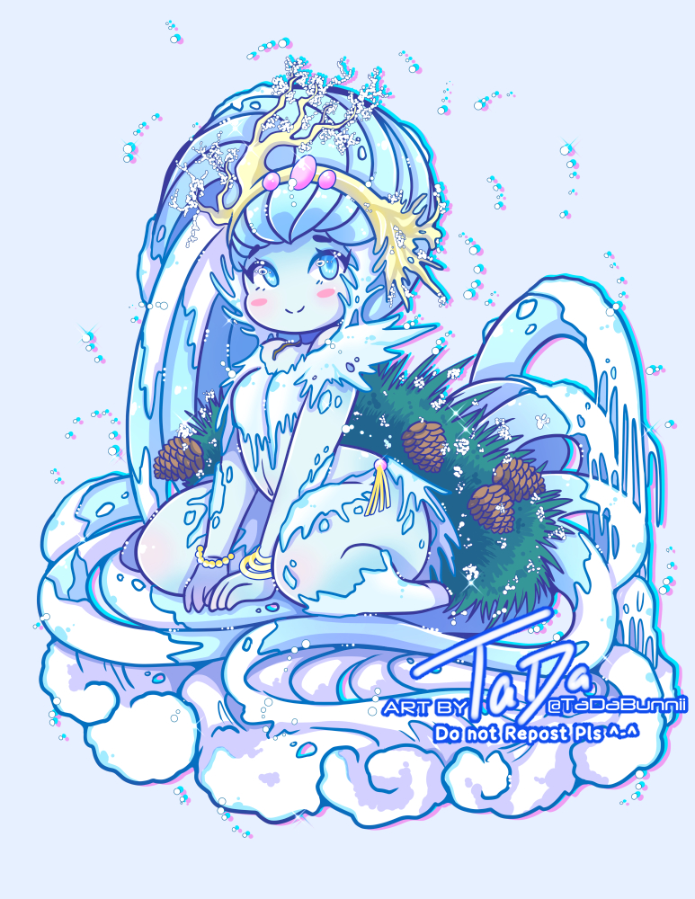 Winter Time Earth - Chibi Art