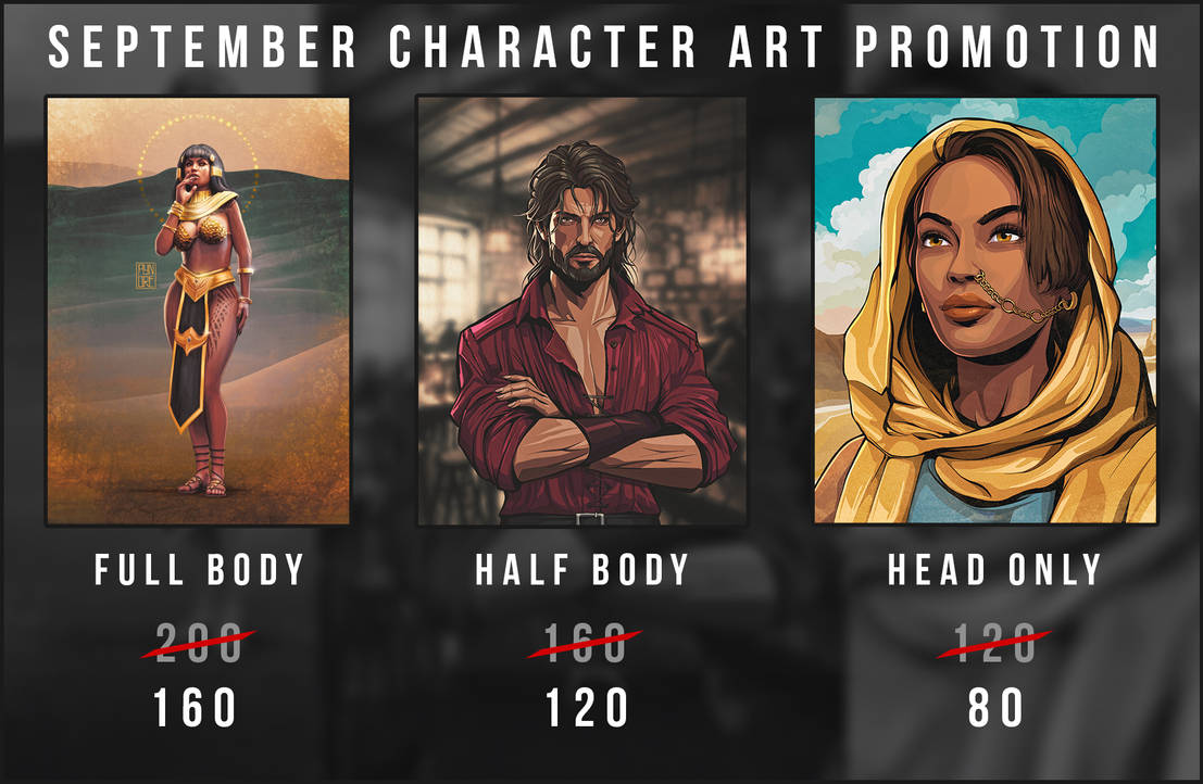 September202 Deviantart September Character Art Promotion by ayndre on DeviantArt