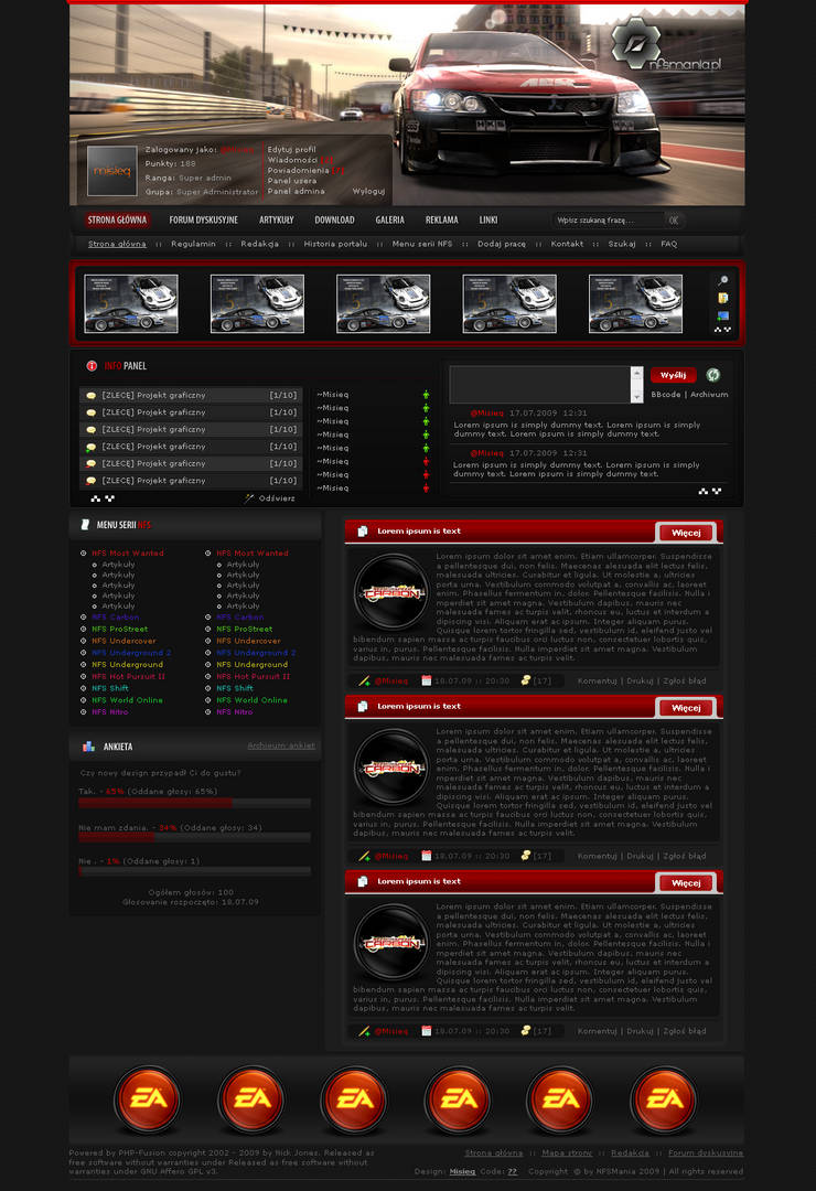 NFS Layout by Misieq878 on DeviantArt
