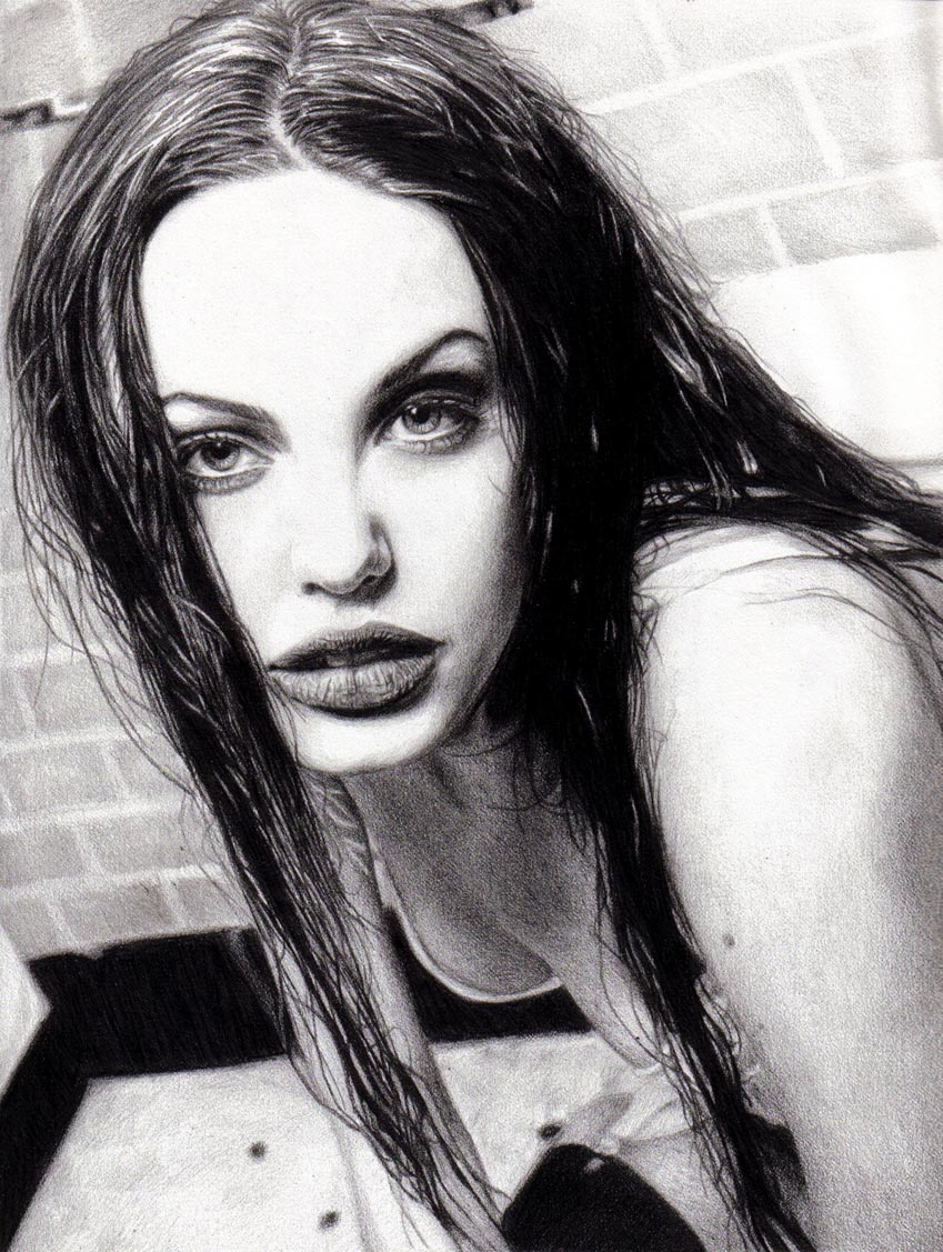 Angelina Jolie by Ayaspiralout