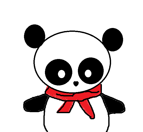 Panda elegante Small para colorir by PoccnnIndustriesPT on DeviantArt