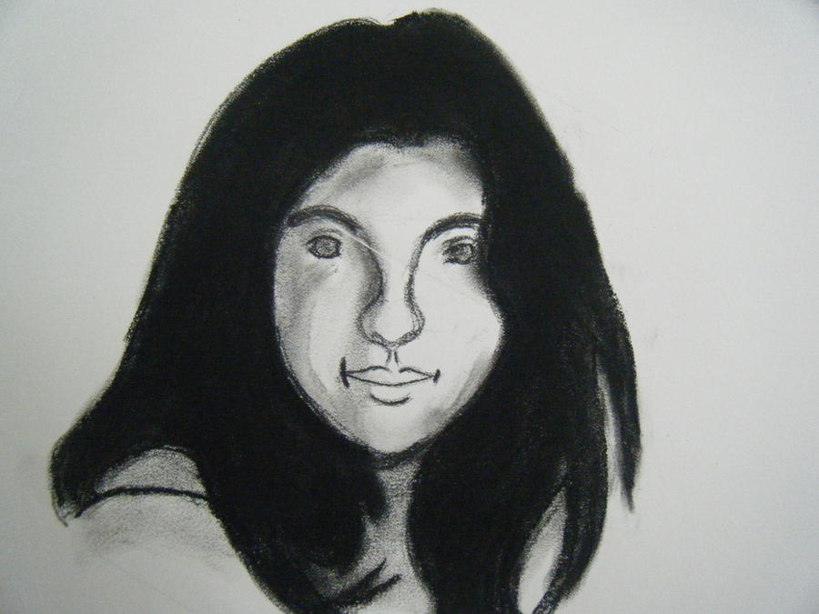 Charcoal Self Potrait