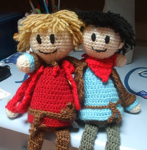 Merlin and Arthur doll