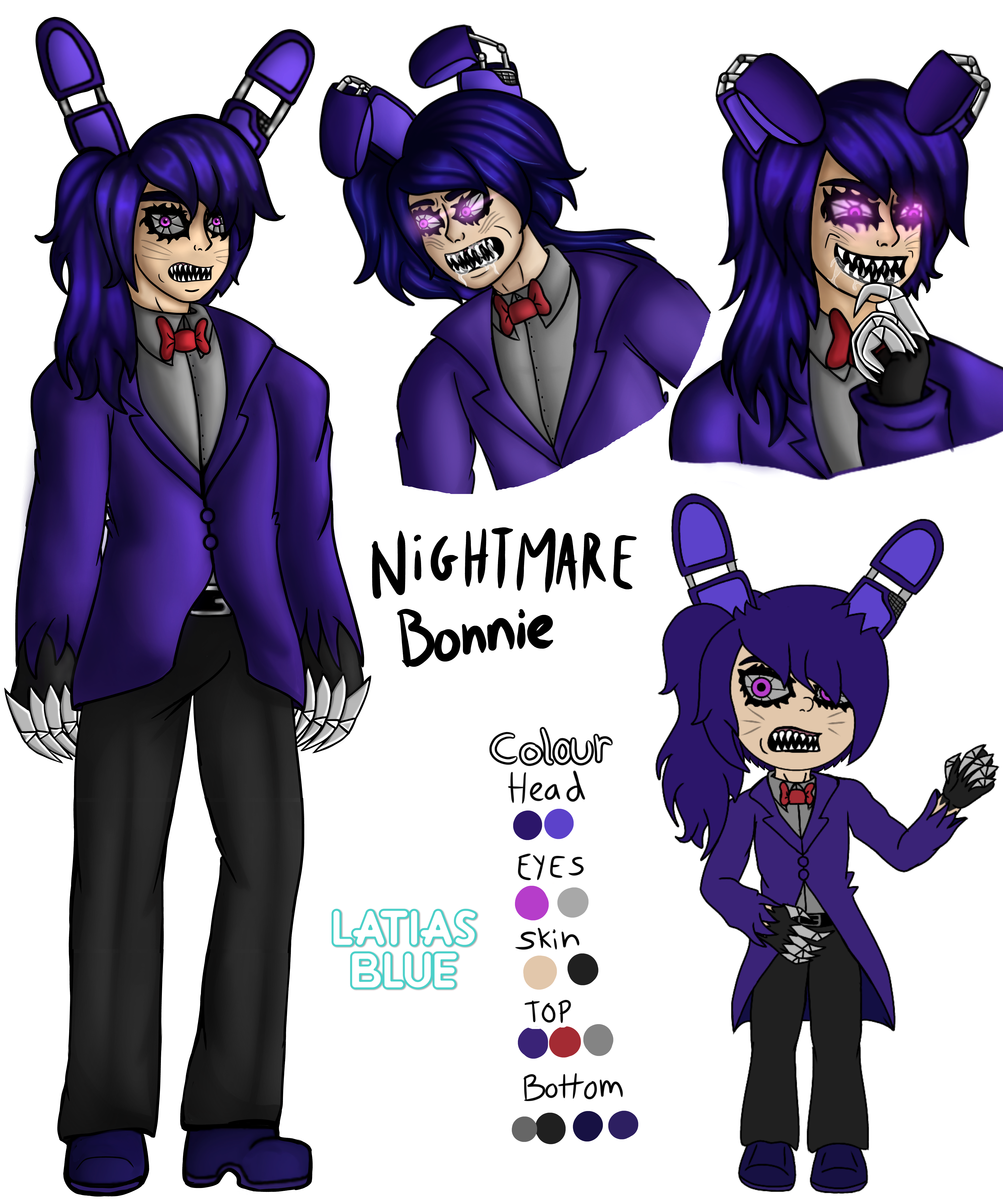 Nightmare Bonnie (Five Nights at Freddy's 4) by ArtyJoyful on DeviantArt