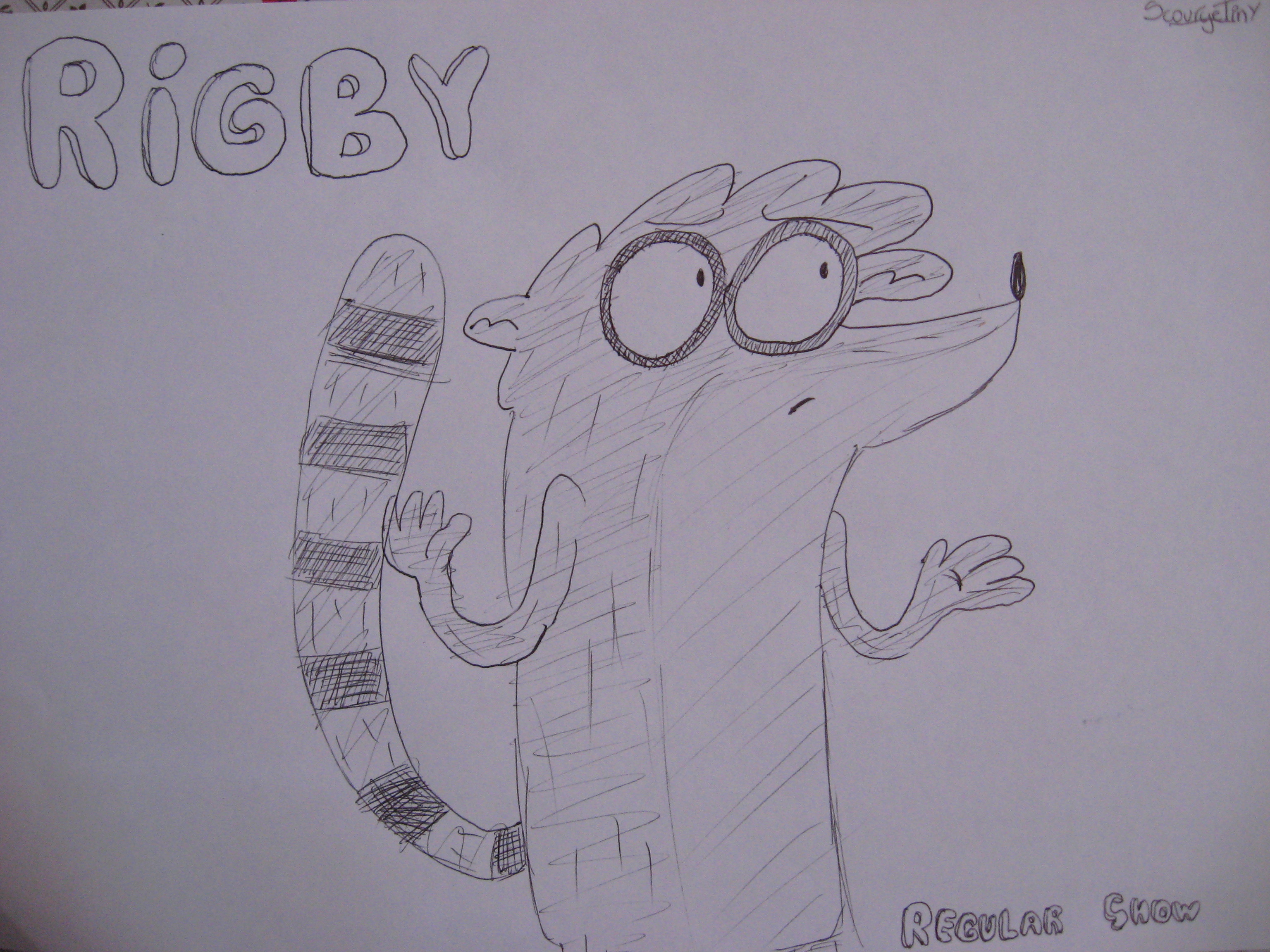 Rigby a lapicera