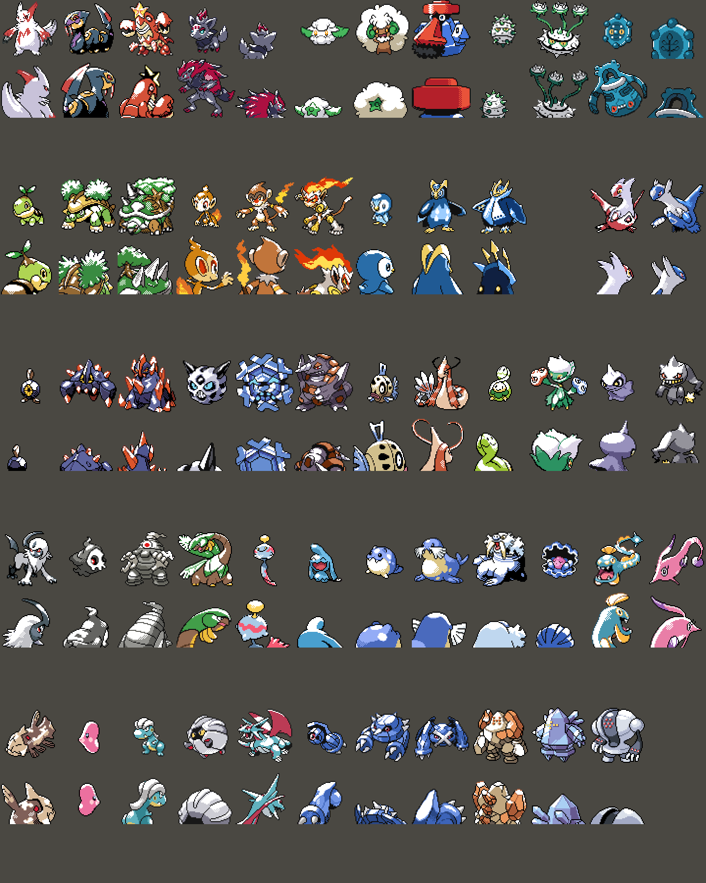 Galar Spritedex by conyjams on DeviantArt