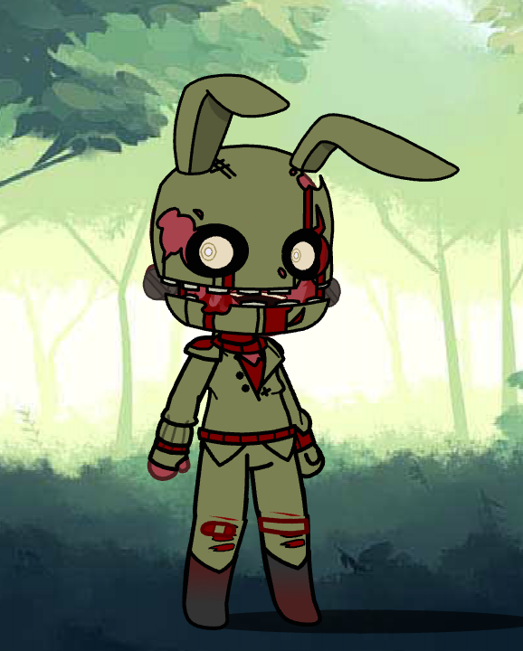 SpringTrap Desing Remake + Coisas Extra's (Gacha Club)