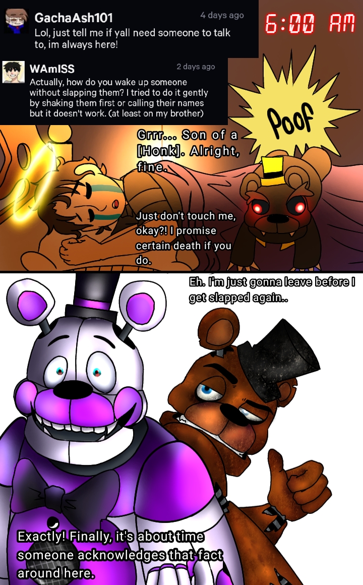 Nightmare Fredbear (again) by themaskedhunter on DeviantArt