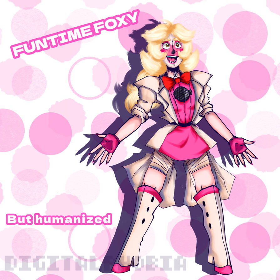 Foxy Humanized Funtime Foxy but Humanized completed by DigitalPhobia on DeviantArt