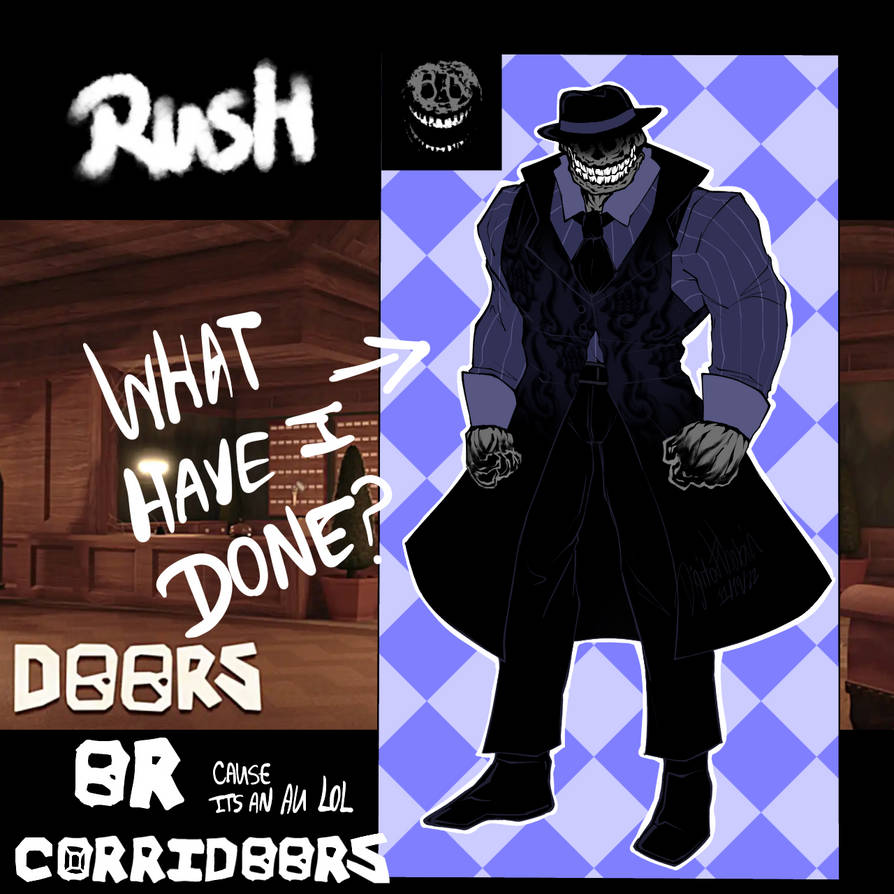 R as Rush from Roblox Doors : r/alphabetfriends