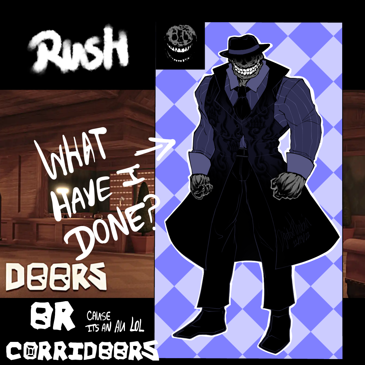 Rush - roblox doors by kittycatczafhaye on DeviantArt