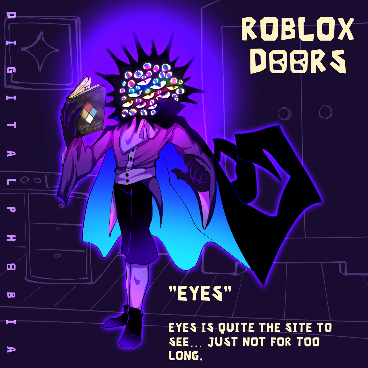 Roblox Doors: EYES Interpretation by DigitalPhobia on DeviantArt