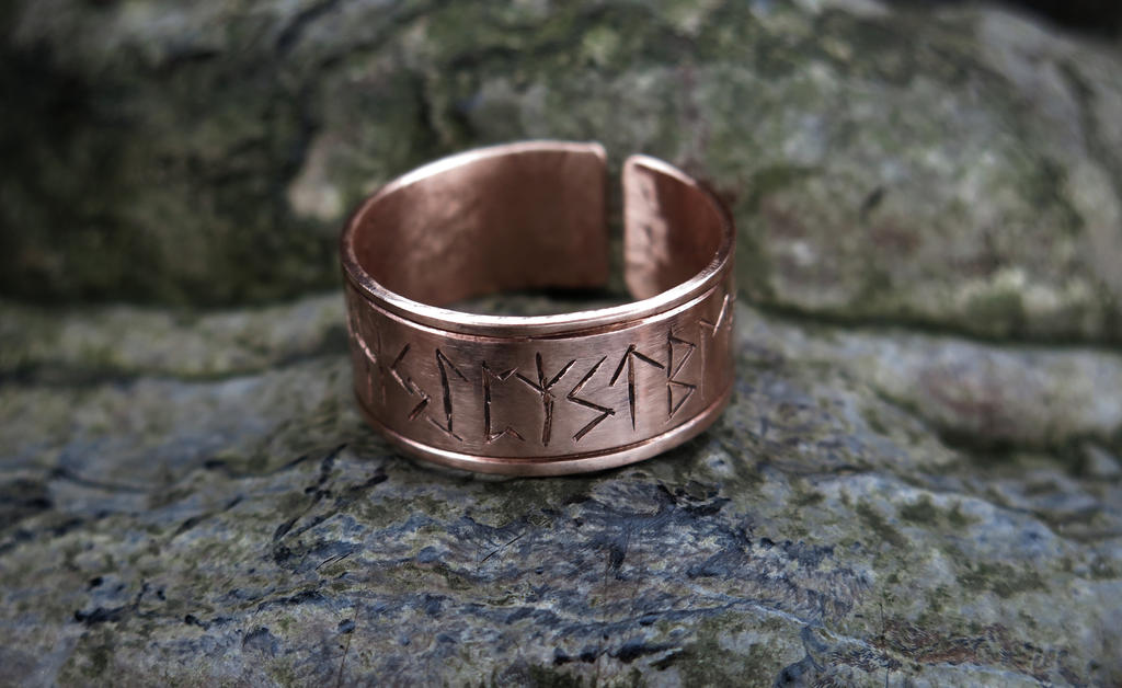 Viking rune ring
