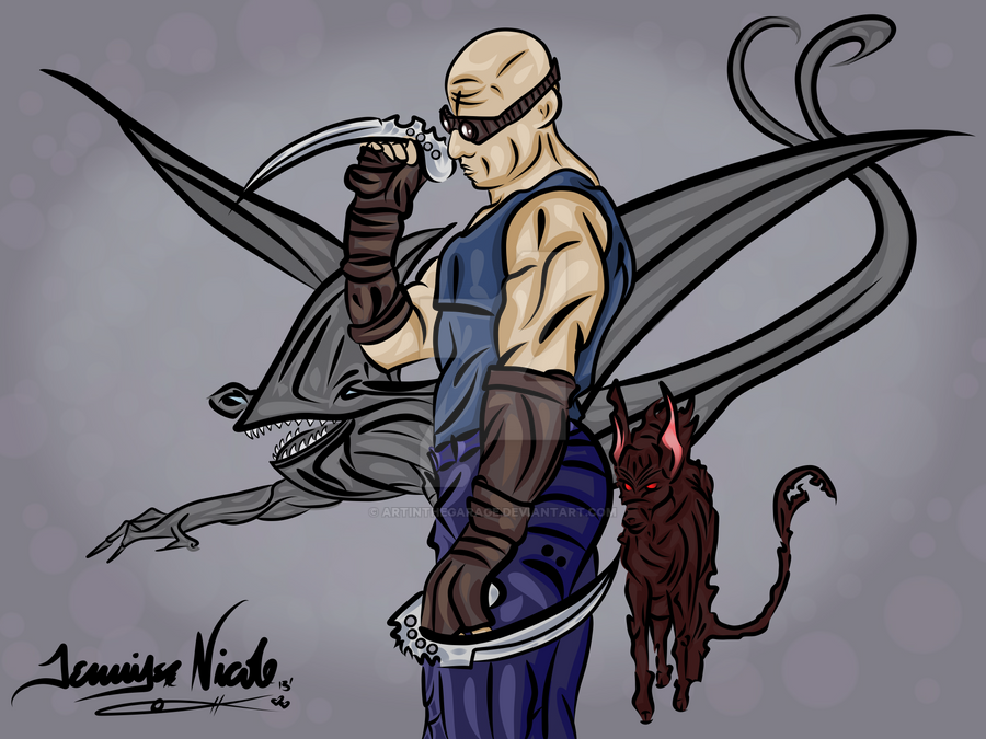 8-3-13 Riddick And His Pets It's An Animal Thing by artinthegarage on ...