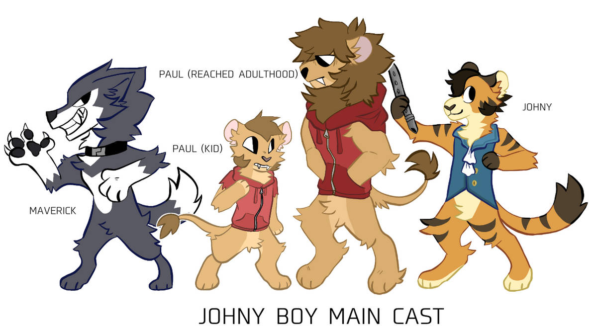 Johny Boy Main Cast Color Ver. by R2DOC on DeviantArt