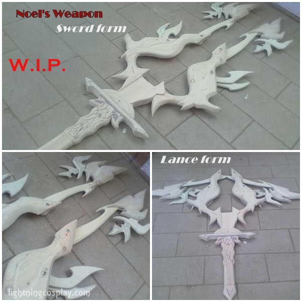 Flame Fossil - Noel's weapon trasformable WIP