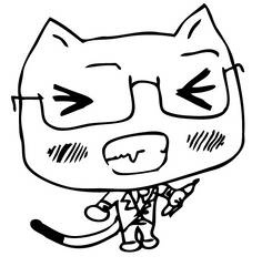 otousan as a chibi kitty