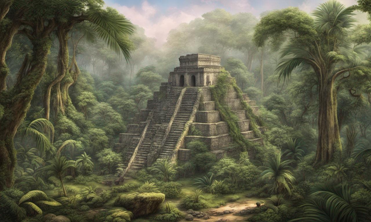 Ancient Mayan Mesoamerican Temple by EverwoodElf on DeviantArt