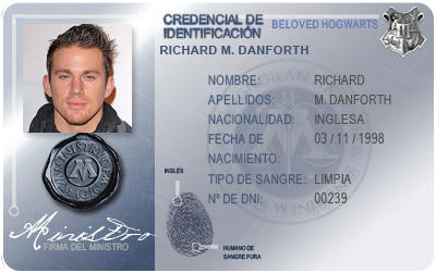 Richard Danforth by BelovedHogwarts on DeviantArt