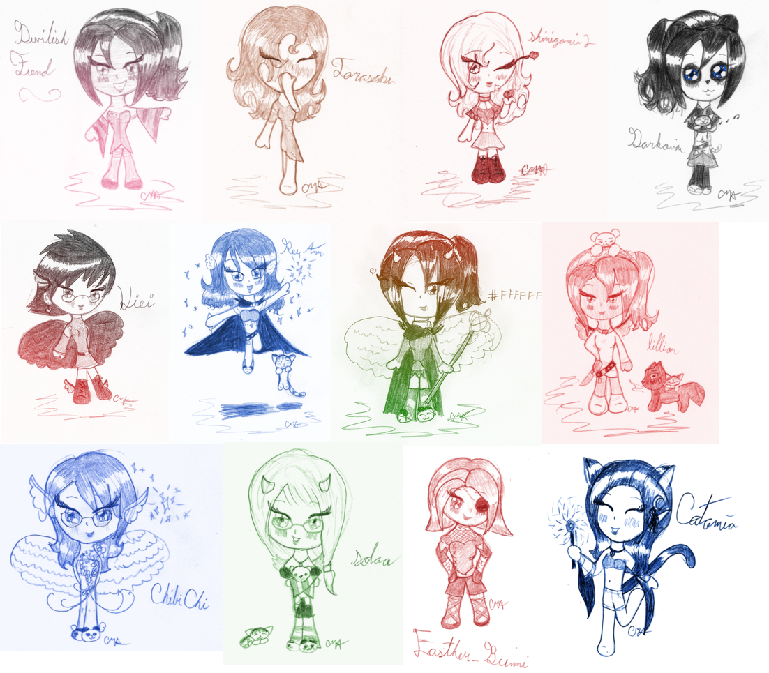 Attack of the Sketch chibis
