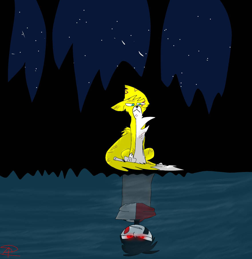 Scary reflection by artyomyt on DeviantArt