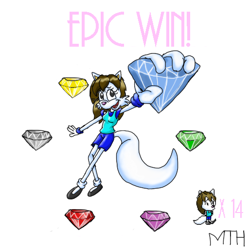 Minkgirl got a Chaos Emerald