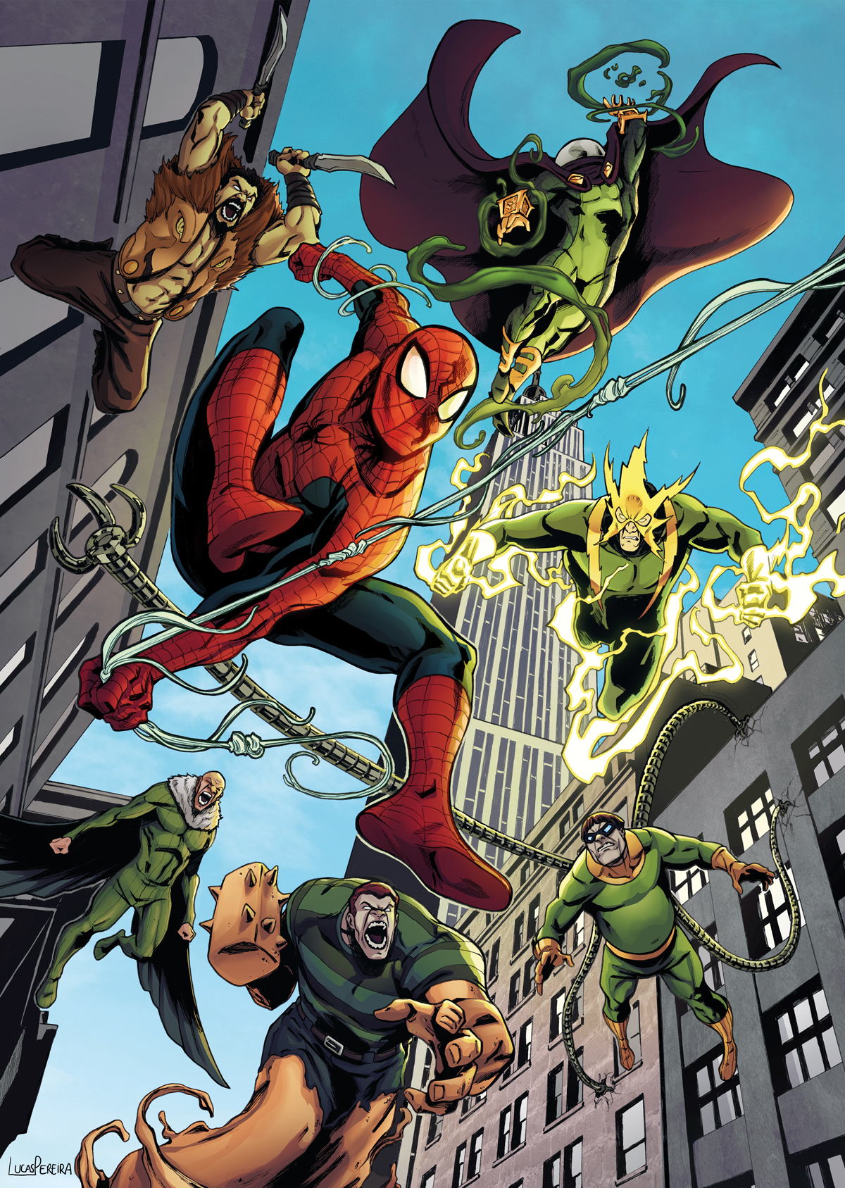 Spiderman and The Sinister Six by LucasPereiraArt on DeviantArt
