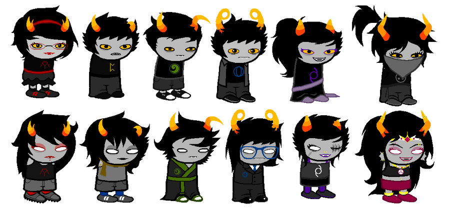 fantroll sprites homestuck fantrolls by gener-8 on DeviantArt.