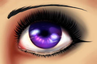 Semi-Realistic Eye Practice by KirCorn